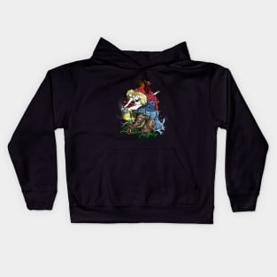 The Four Elemental Lords Kids Hoodie